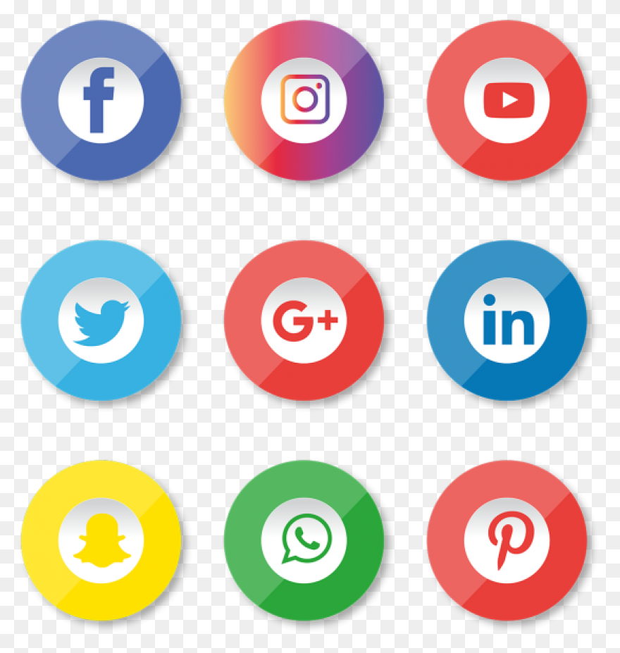 Social Media Icons Set, Social Icon