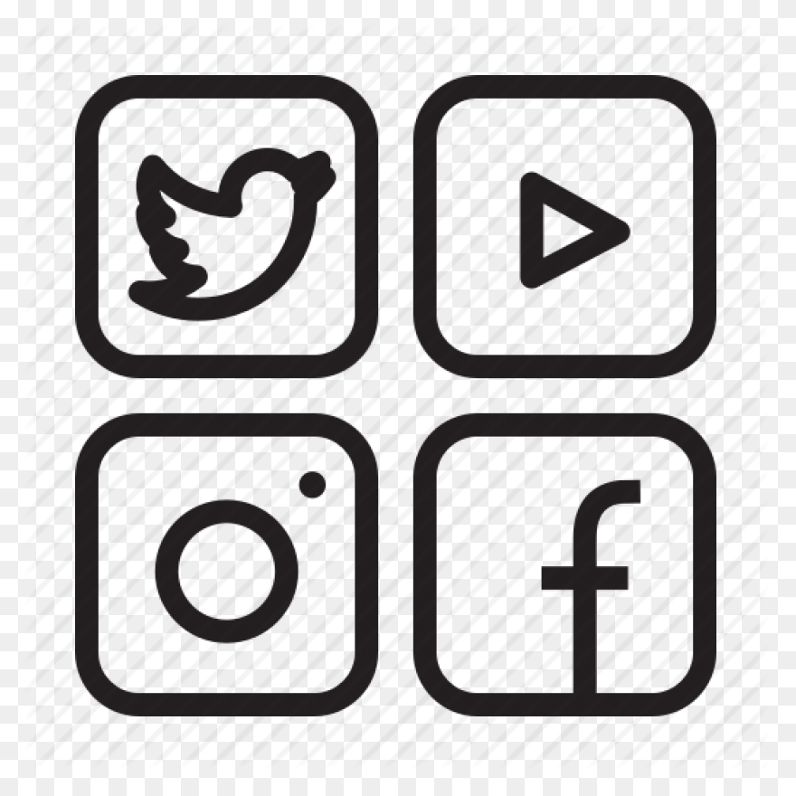 Social Media Icons Set, Social Icon