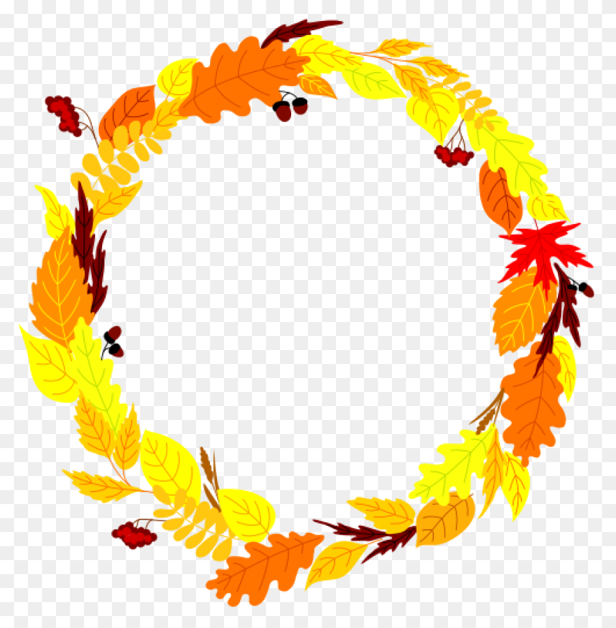 Fall Leaves Border Clip Art | Clipa