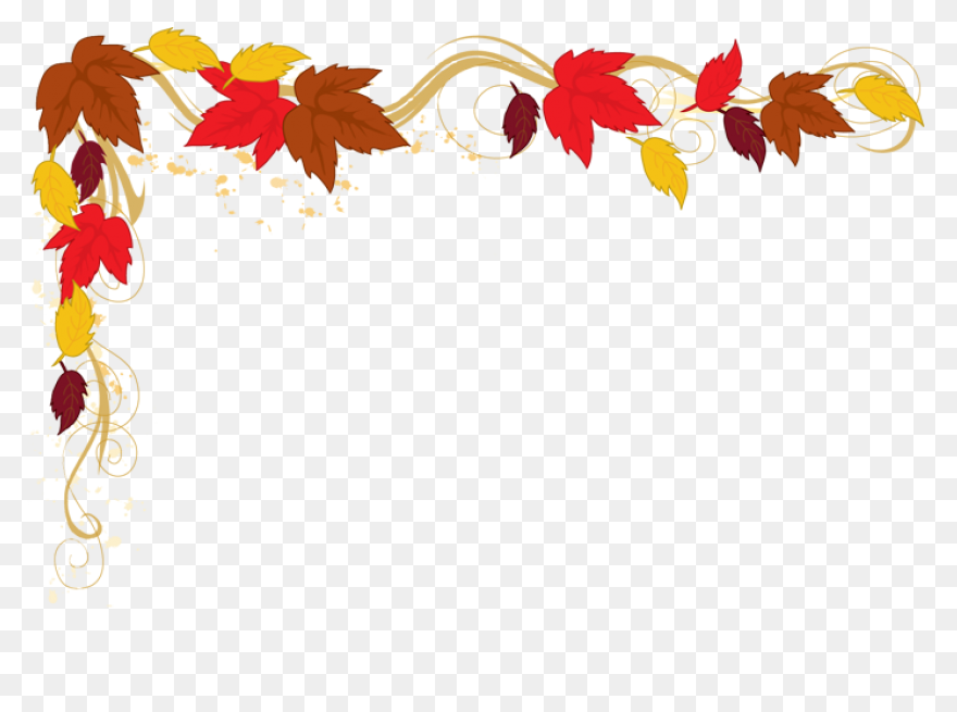 Fall Leaves Border Clip Art | Clipa