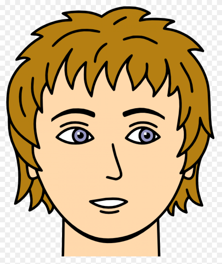 Little Boy Happy Face Clip Art - Li