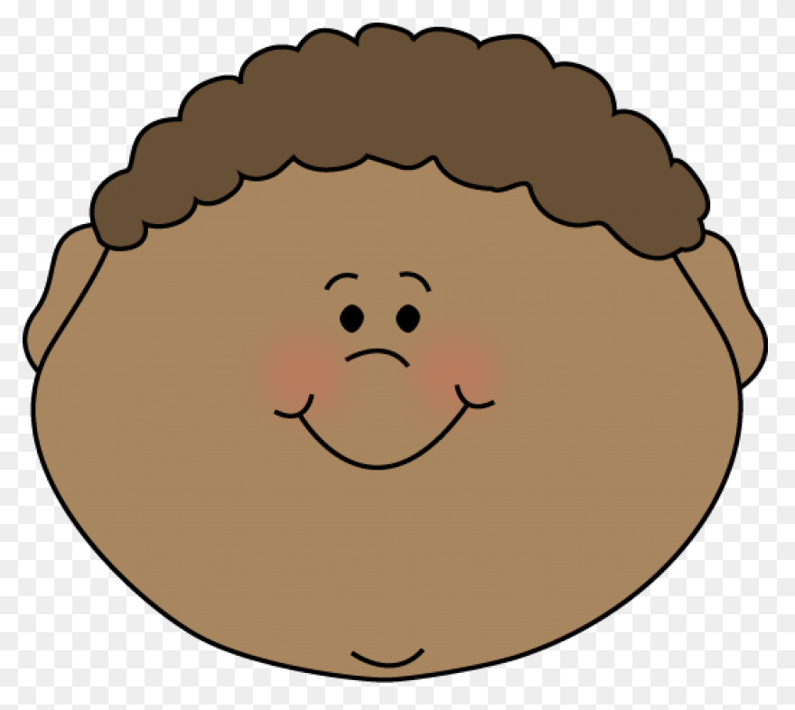 Little Boy Happy Face Clipart - Face