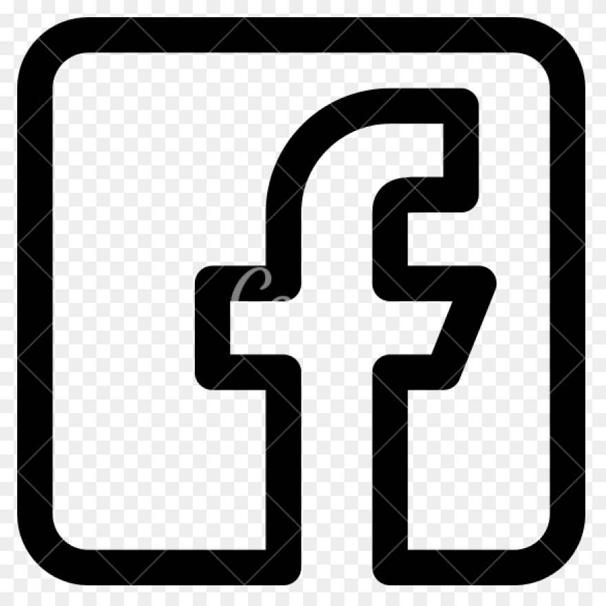 White Facebook 7 Icon - Free White 