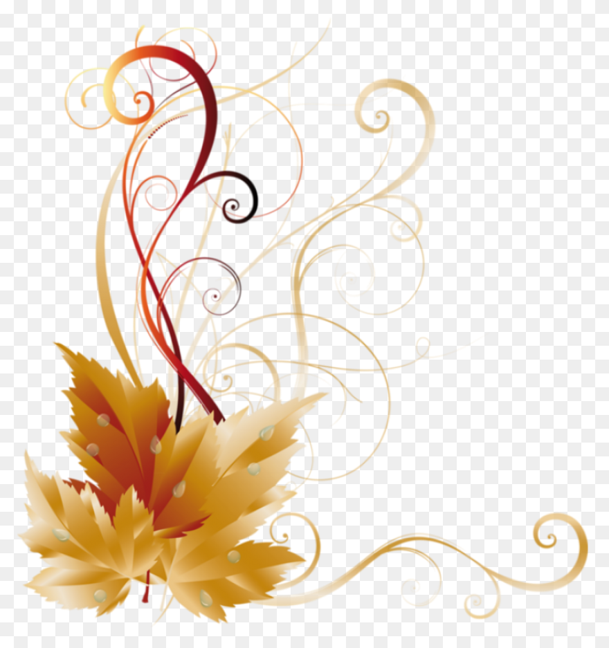 Fall Border Png - Autumn Leaves Bor