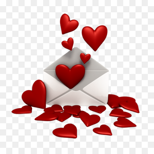 Falling Hearts Png, Falling Hearts 