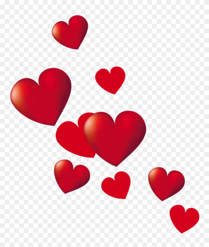 Falling Hearts Png Falling Hearts - Falling Hearts