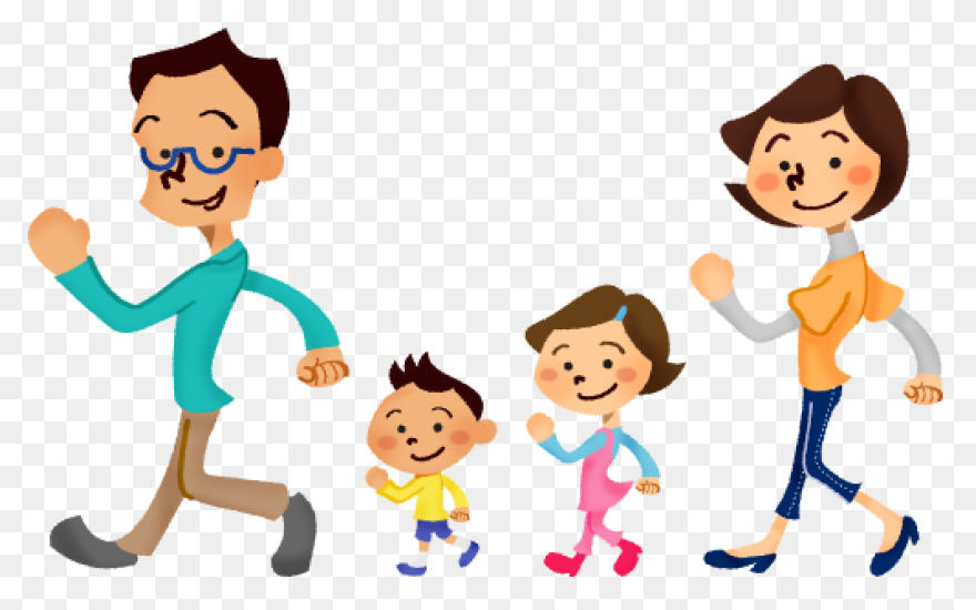 Family Father Mother Children Clipa
