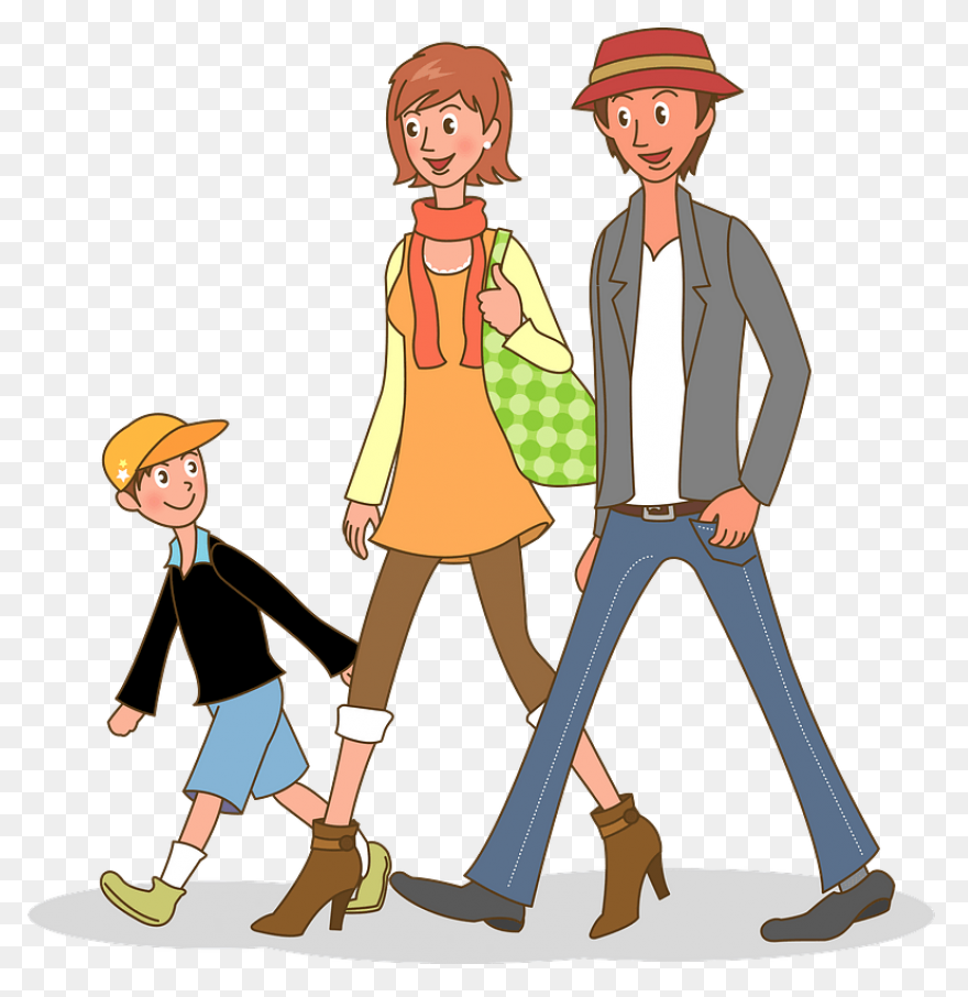 Family Father Mother Children Clipa