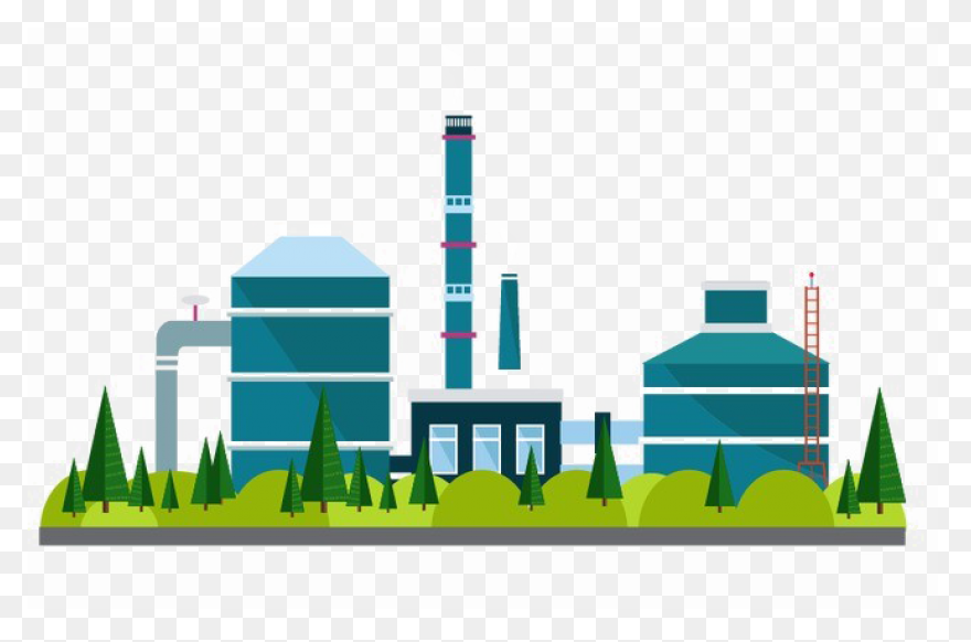 White Background Clipart - Factory,