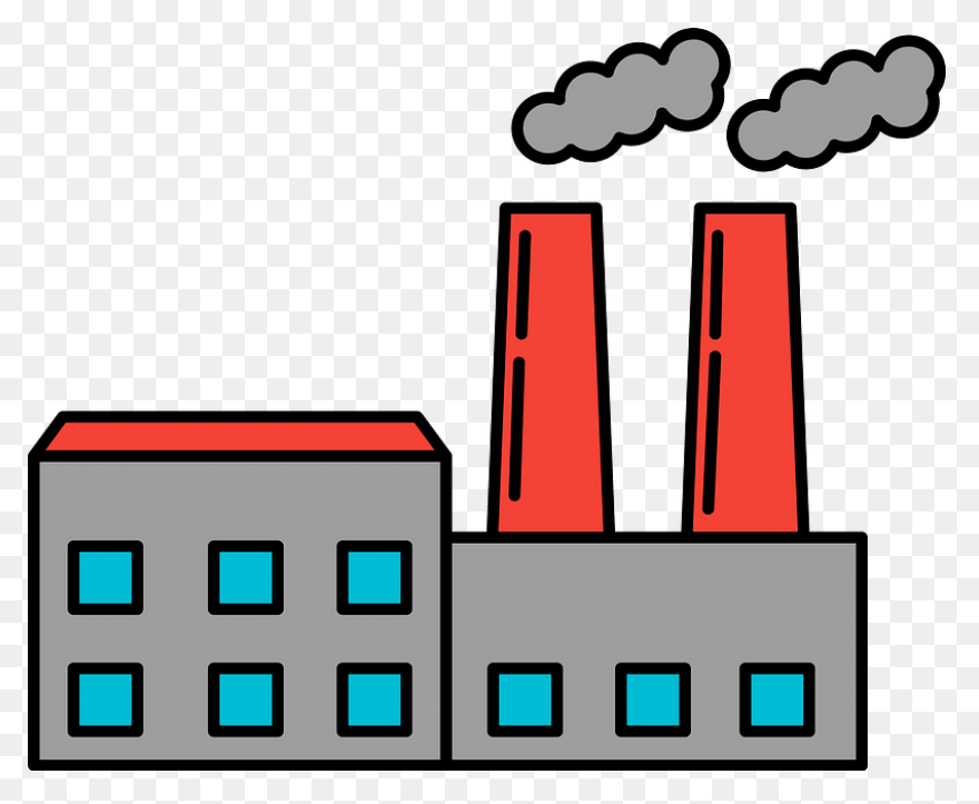 White Background Clipart - Factory,