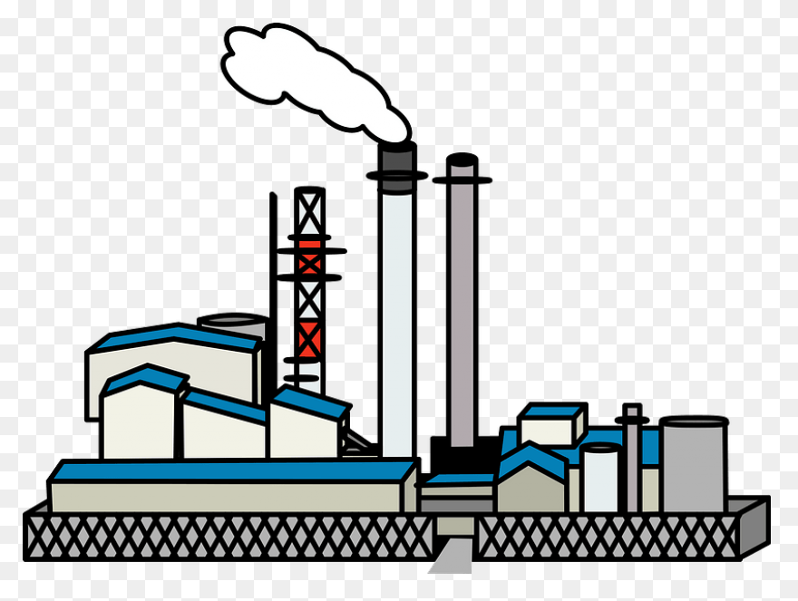 White Background Clipart - Factory,
