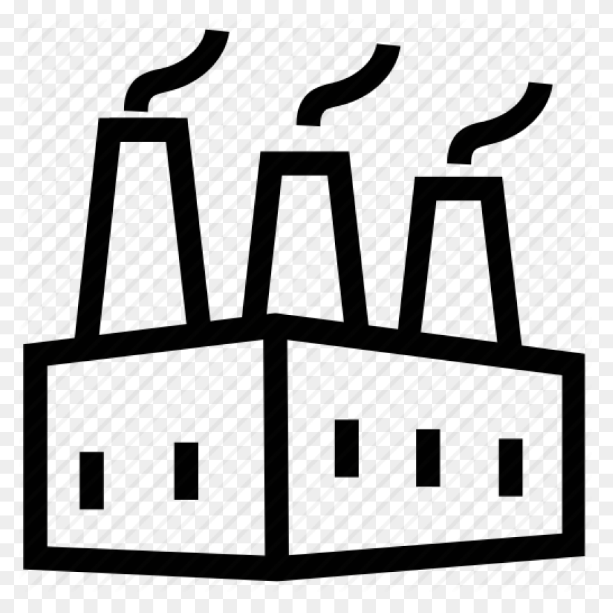 White Background Clipart Factory Clipart - Factory