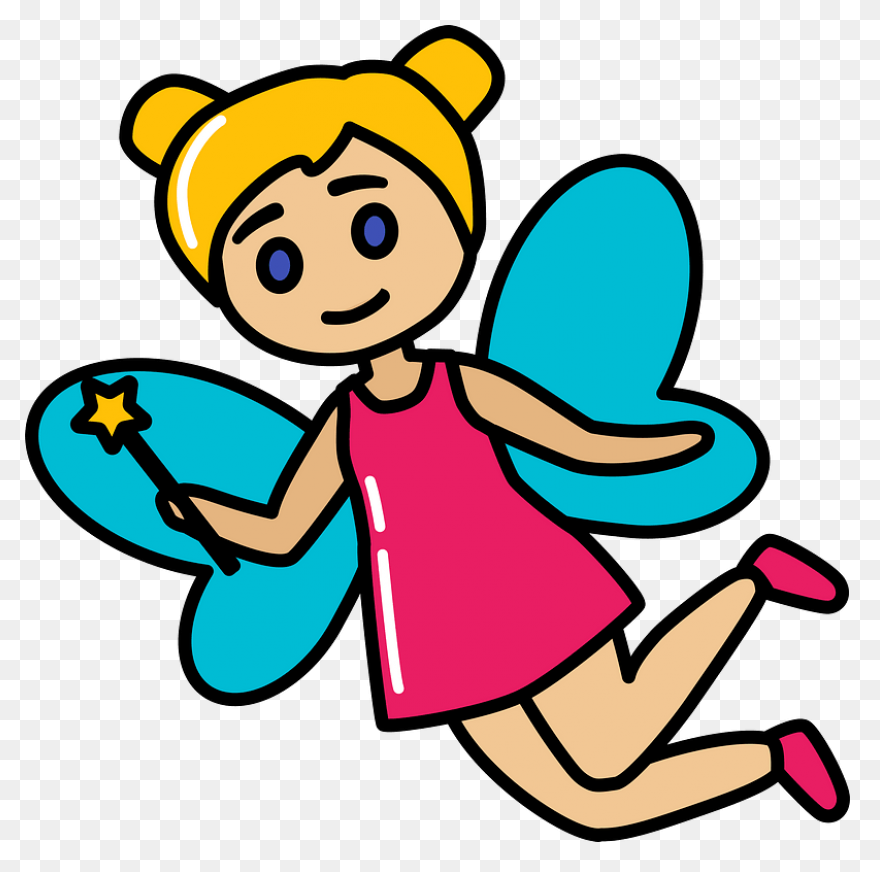 Little Fairy With Blonde Hair - Fre