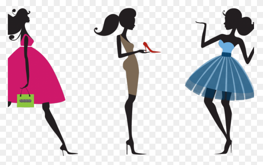 Fashion Clipart Going Shopping - Fa