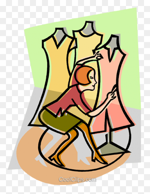 Fashion Clipart Going Shopping - Fa