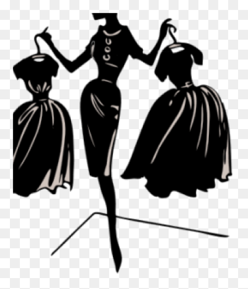 Fashion Clipart Going Shopping - Fa