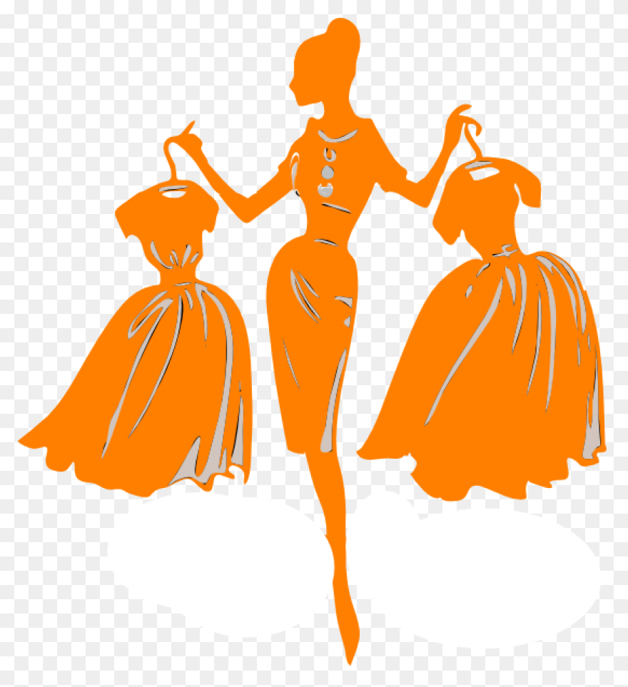 Fashion Clipart Going Shopping - Fa