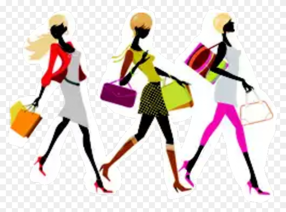 Fashion Clipart Going Shopping - Fa