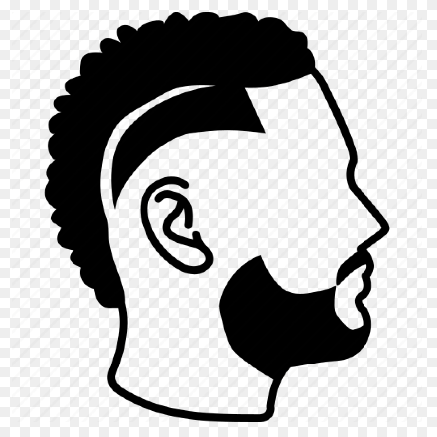 Afro Curly Fade Faux Hawk - Fade