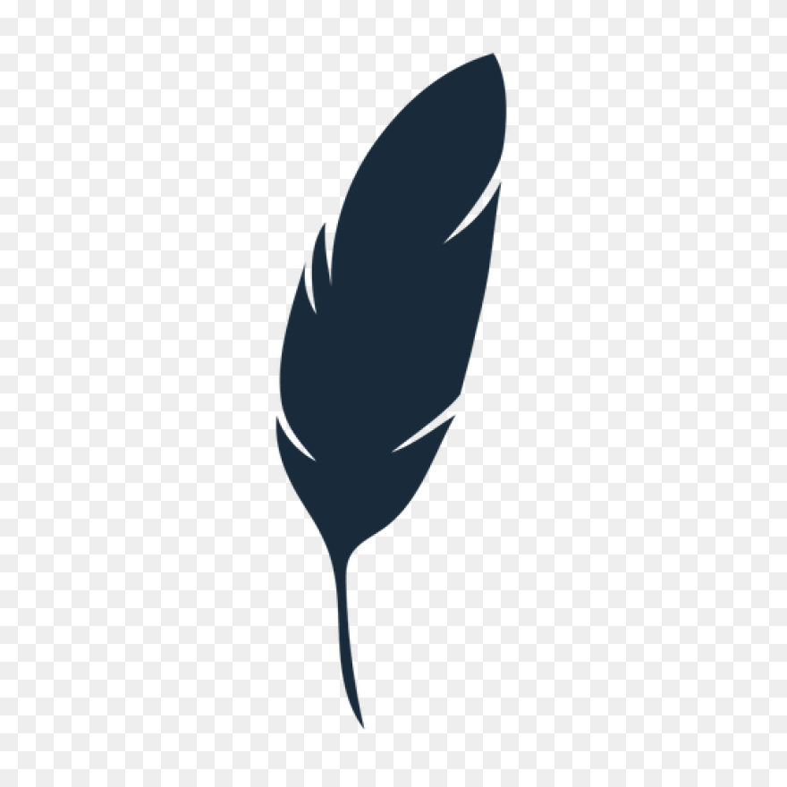 Feather Silhouette Drawing - Feathe