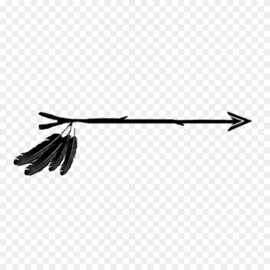 Feather Tribal Arrow Png Clipart | 
