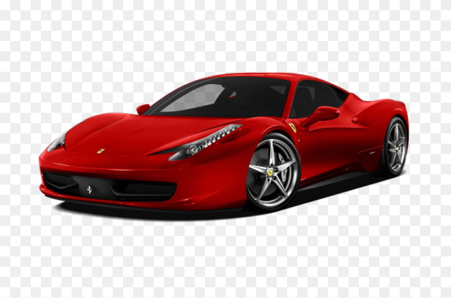 Yellow Ferrari Car Png Image