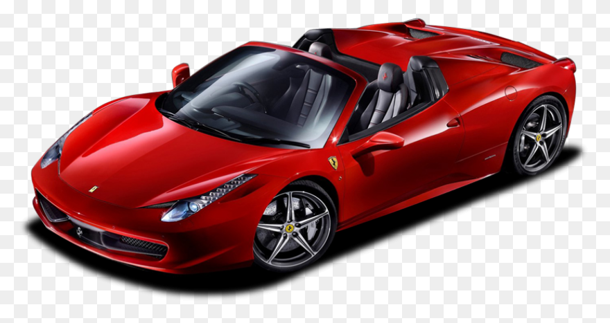Yellow Ferrari Car Png Image