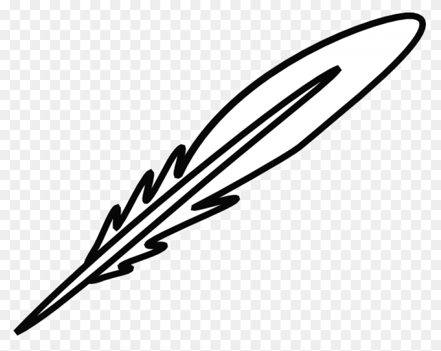 How To Draw A Feather - Really Easy