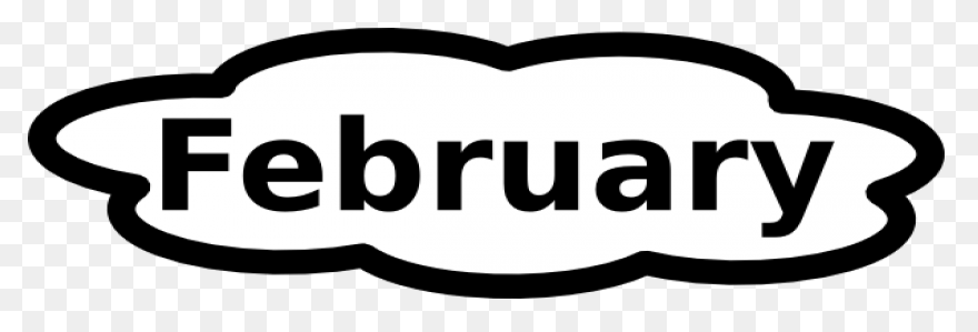 February Rubber Stamp