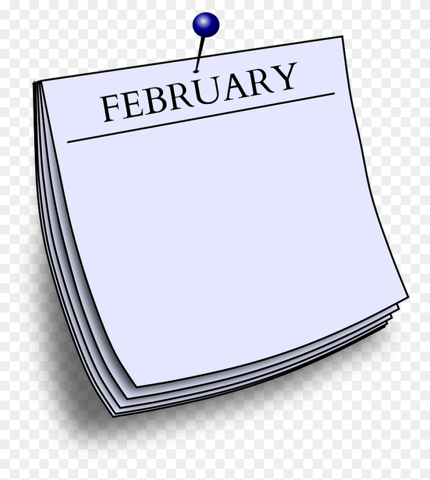 February Rubber Stamp