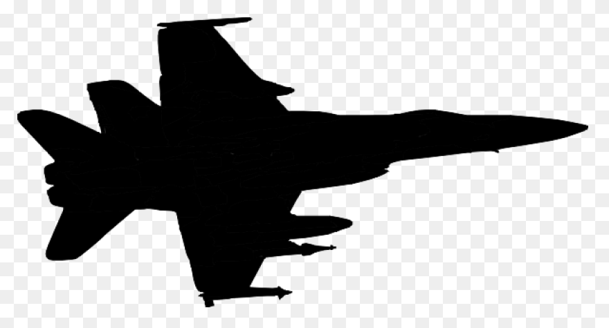 Jet Fighter Clipart Above - Png Dow
