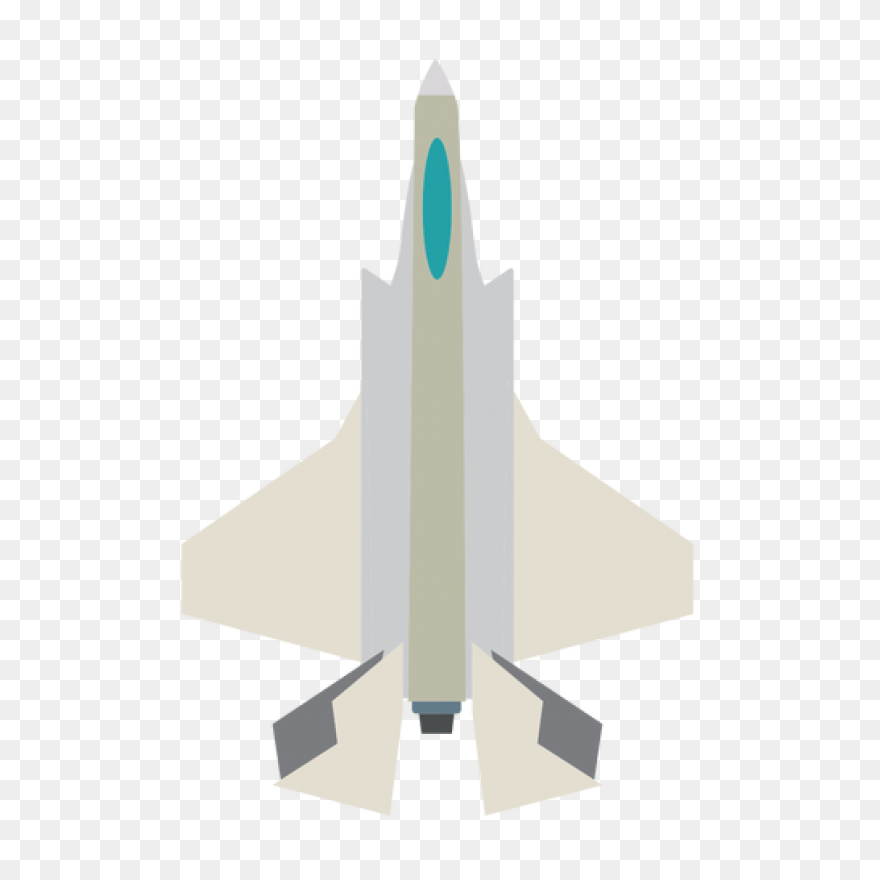 Jet Fighter Clipart Above - Png Dow