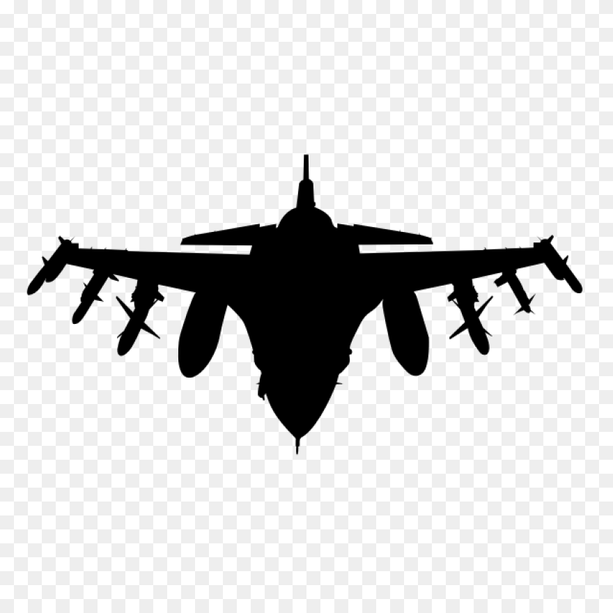 Jet Fighter Clipart Above - Png Dow