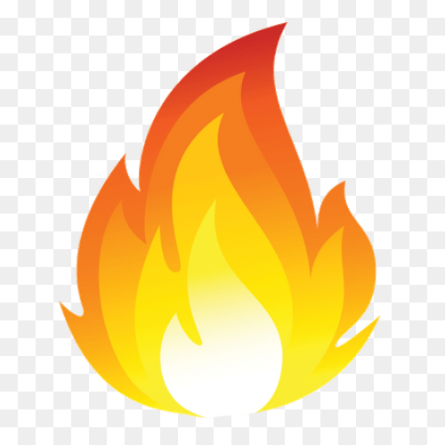 Cartoon Fire Flames Png Stickpng - Fire Effect