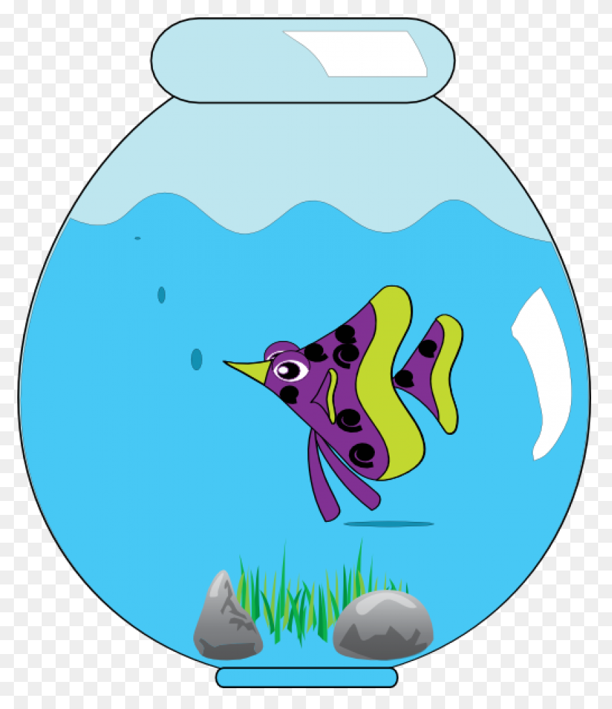 Fish Bowl Clipart Pet Fish - Animat