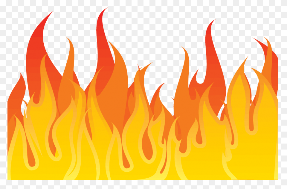 Flames Clipart Fire Trail - Fire Cl