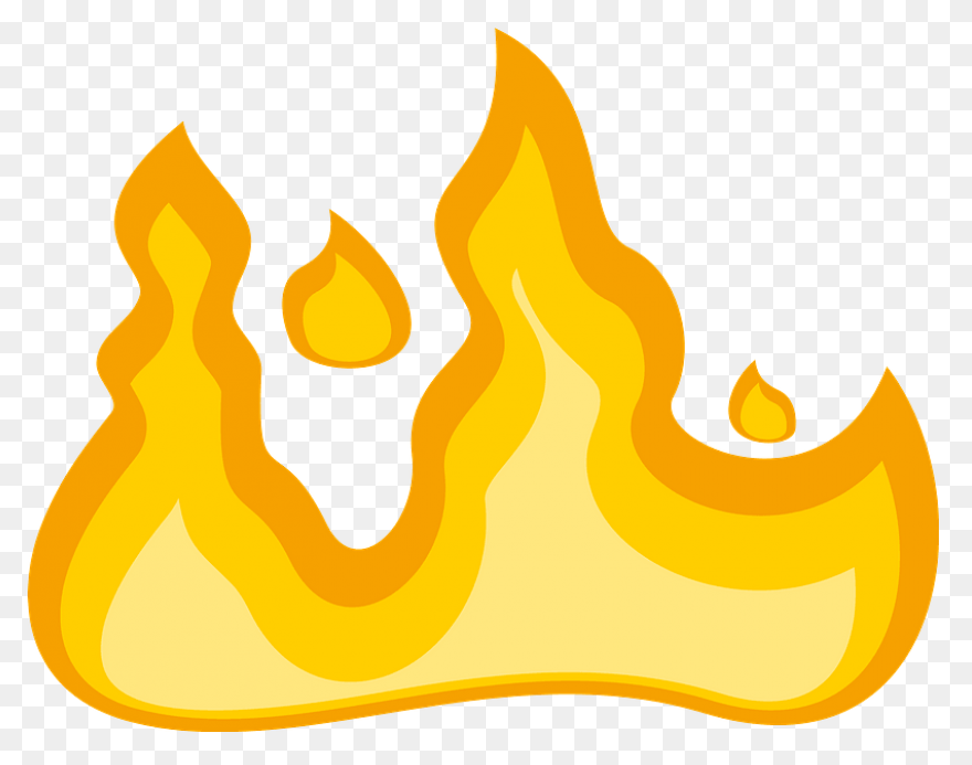 Flames Clipart Fire Trail - Fire Cl