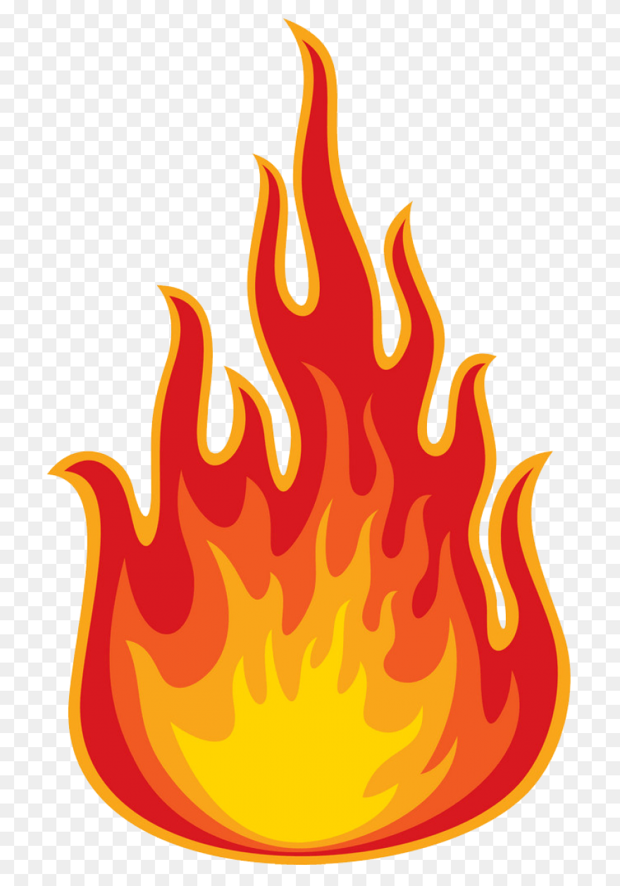 Flames Clipart Fire Trail - Fire Cl