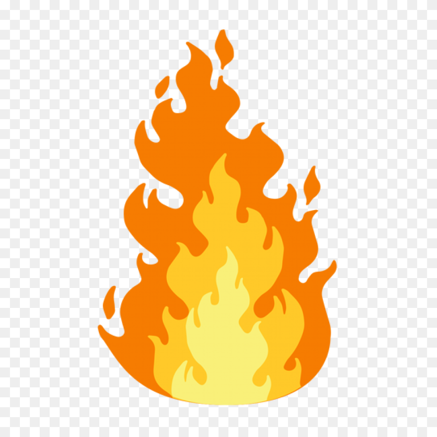 Flames Clipart Fire Trail - Fire Cl