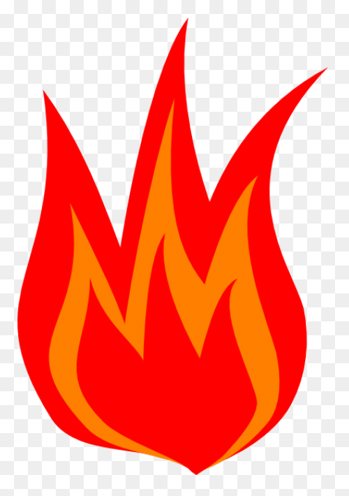 Flames Clipart Fire Trail - Fire Cl