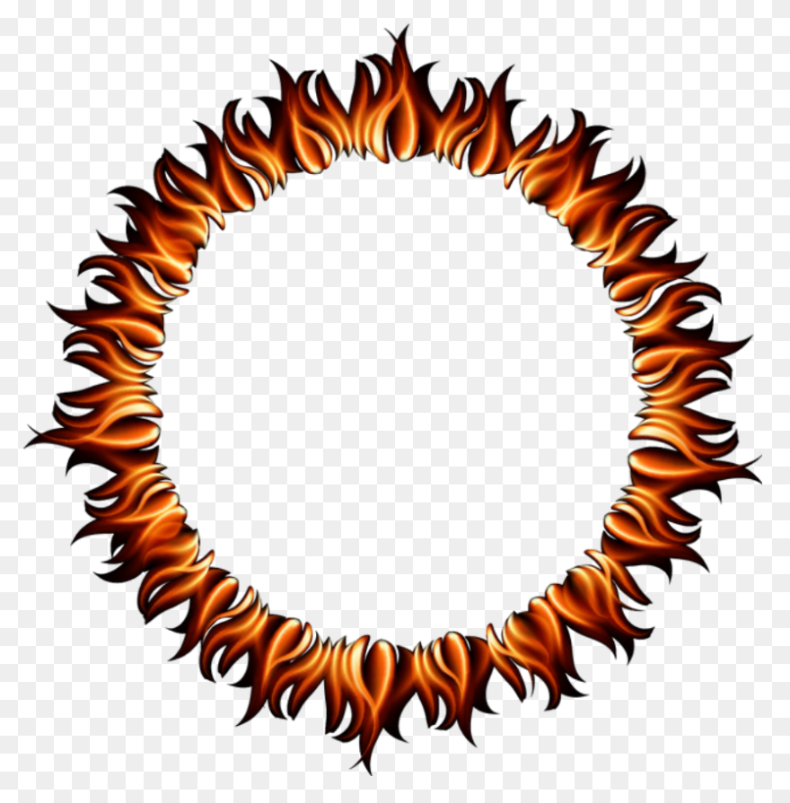 Fire Flames Ring Round Circle - Fire Circle
