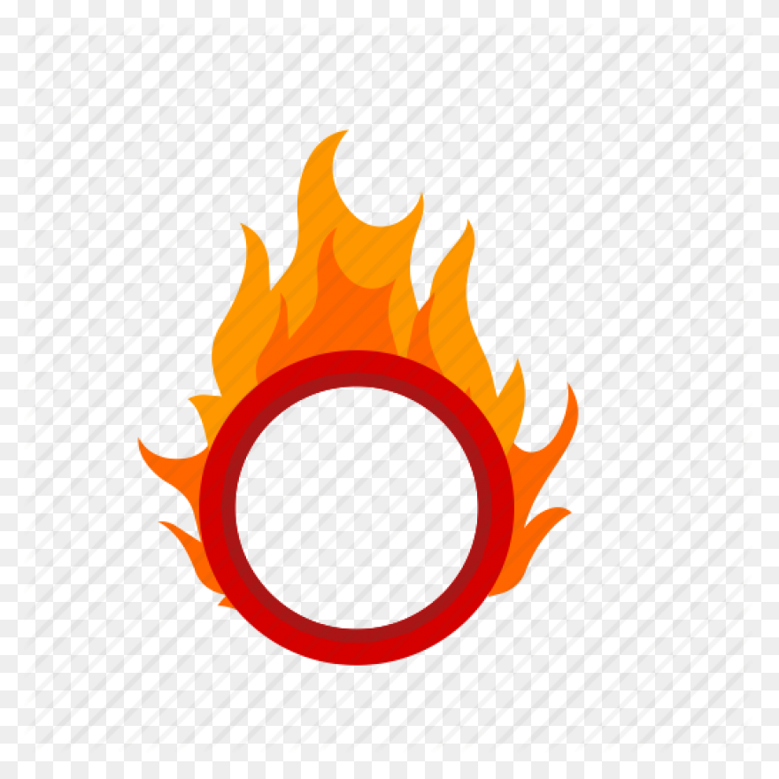 Fire Flames Ring Round Circle Circl