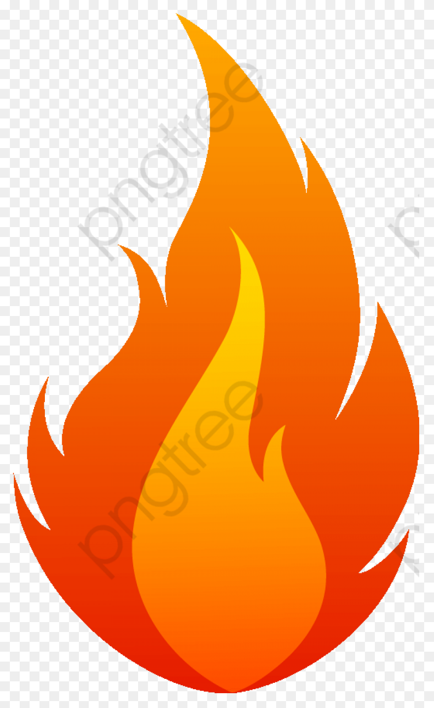 Flames Fire Vector And Cartoon - Fire Vector
