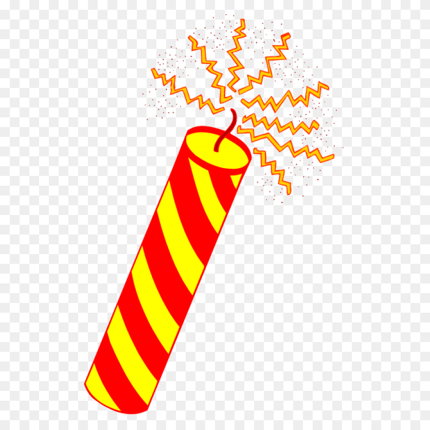 4Th Of July Firecracker Clipart - F