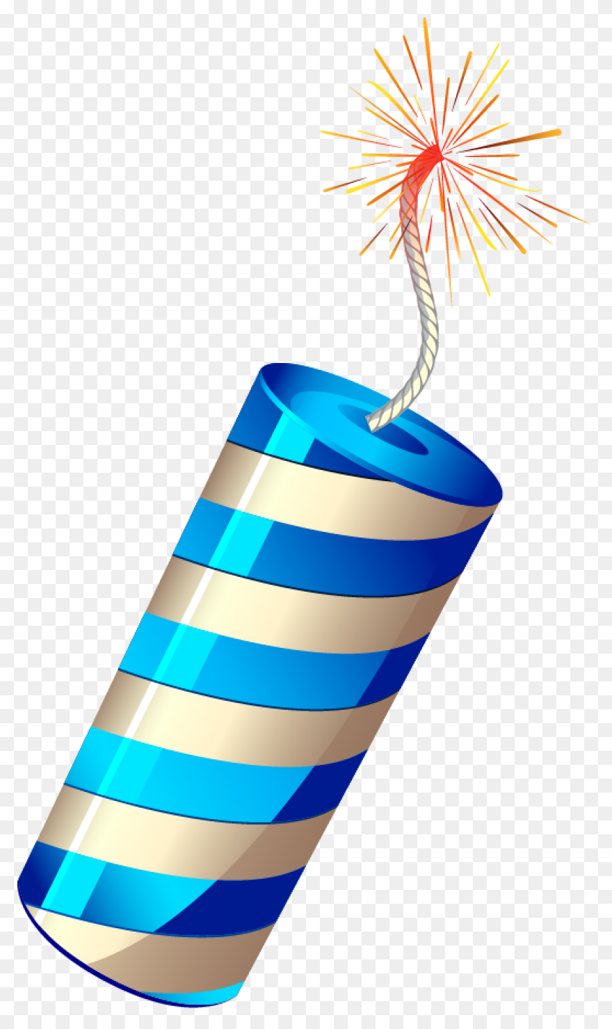 4Th Of July Firecracker Clipart - F