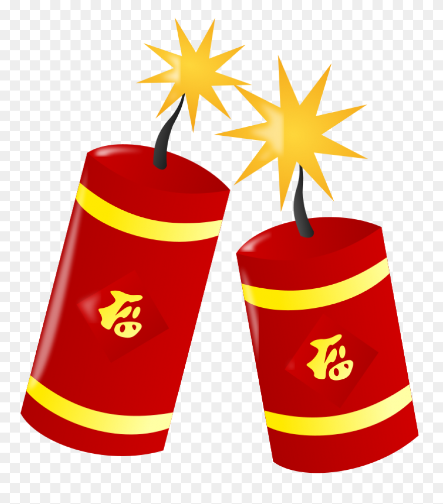 4Th Of July Firecracker Clipart - F