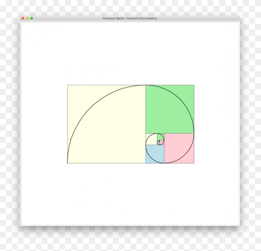 Fibonacci Spiral Orange Clip Art - 