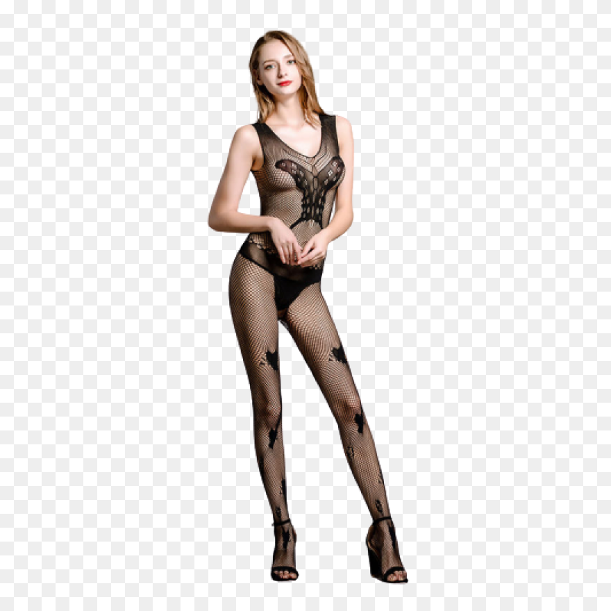 Womens Fishnet Stockings Thigh High - Fishnet