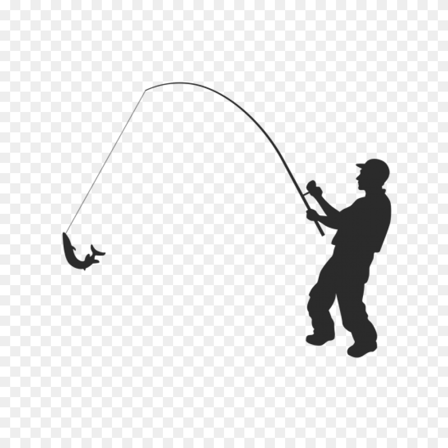 Fisherman Silhouette Fly Fisherman 