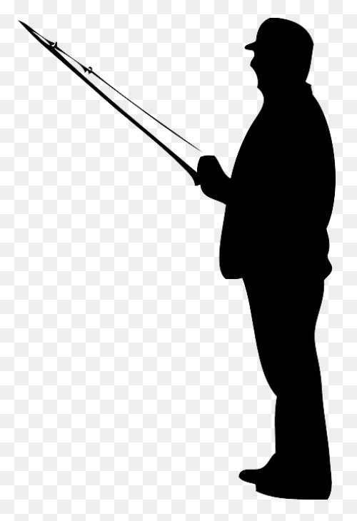 Fisherman Silhouette Fly Fisherman 